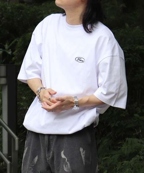 

Футболка унисекс с коротким рукавом, вышивкой и завязками ILL'S, белый