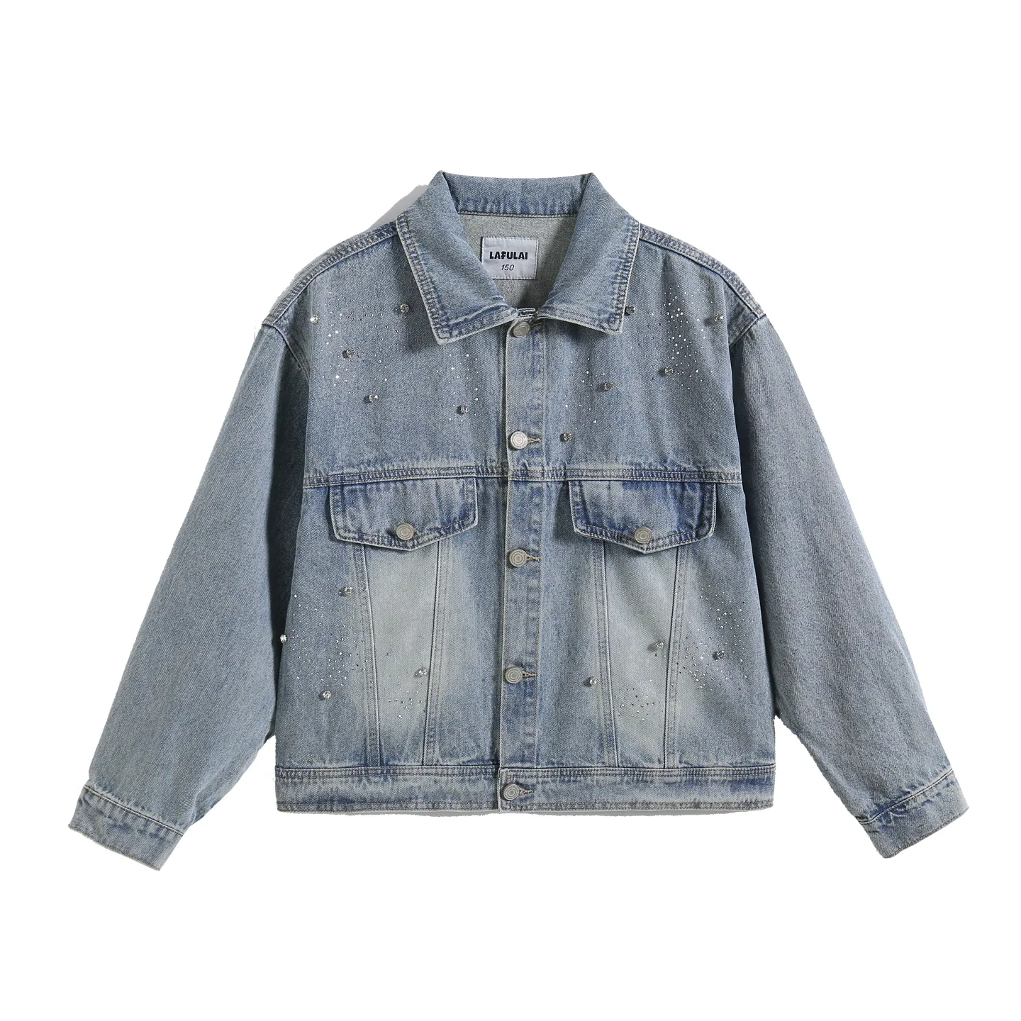Джинсовая куртка для детей, весна-осень Disney, Denim Blue