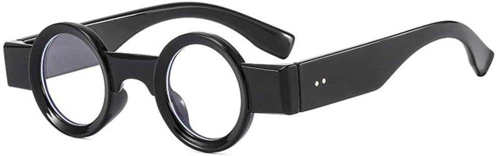 

Популярные маленькие круглые солнцезащитные очки для женщин и мужчин в стиле ретро-панк, модные солнцезащитные очки с защитой от УФ-излучения UV400 и прозрачными линзами цвета океана, с заклепками TYUVIVO, C5