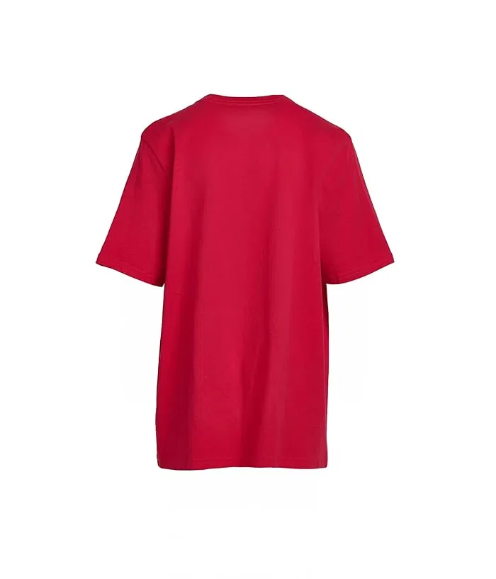 Футболка Basketball Court Tee Adidas Kids, Pure Ruby — фото 2