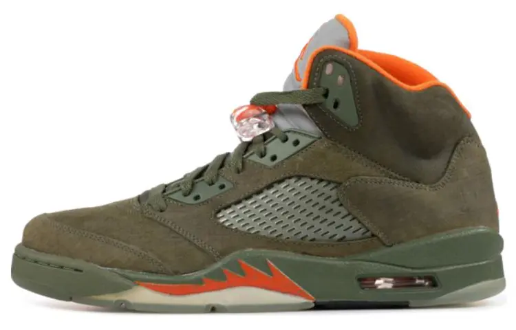 

Кроссовки JORDAN 5 Retro Olive 2006, Серый, Кроссовки JORDAN 5 Retro Olive 2006