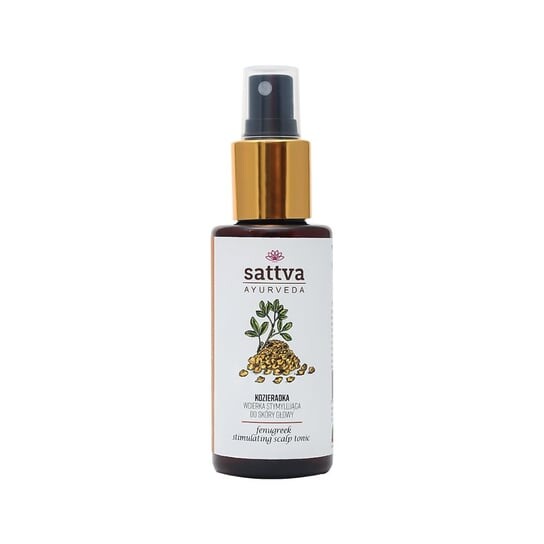 

Стимулирующий лосьон для кожи головы с пажитником 100 мл Sattva Stimulation Scalp Tonic