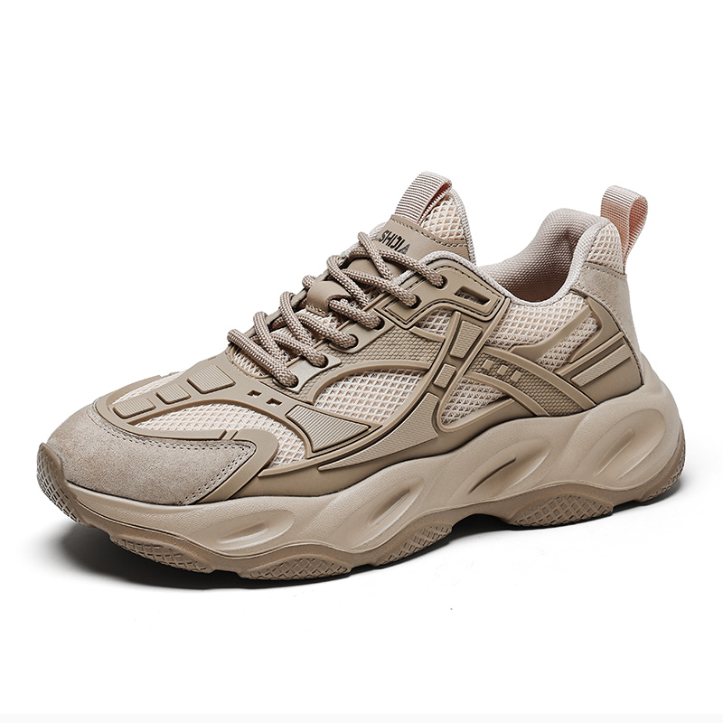 

Wolves • Family QUNLANGSHIJIA Износостойкие дышащие низкие повседневные кроссовки Men's Khaki