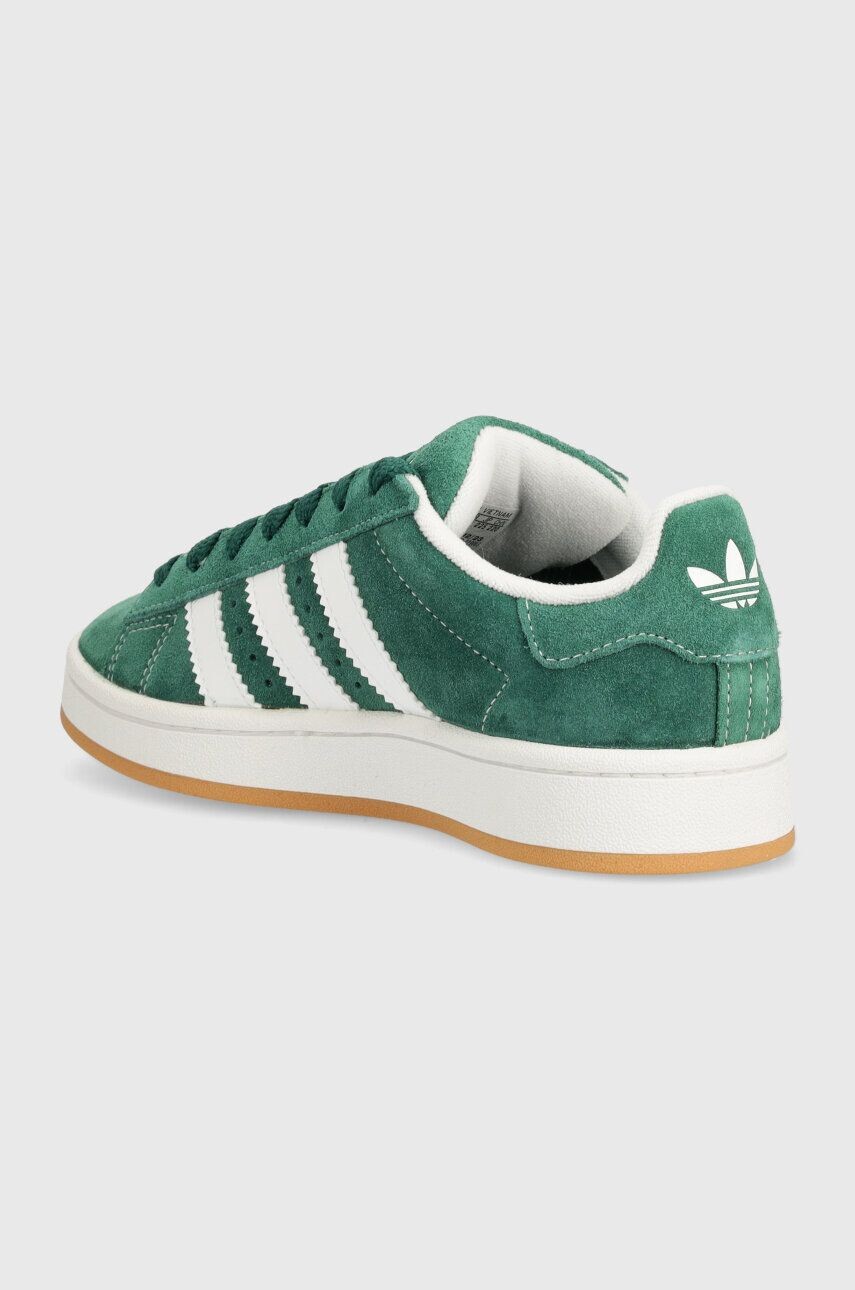 Замшевые кроссовки adidas Originals Campus 00s J, зеленый — фото 4