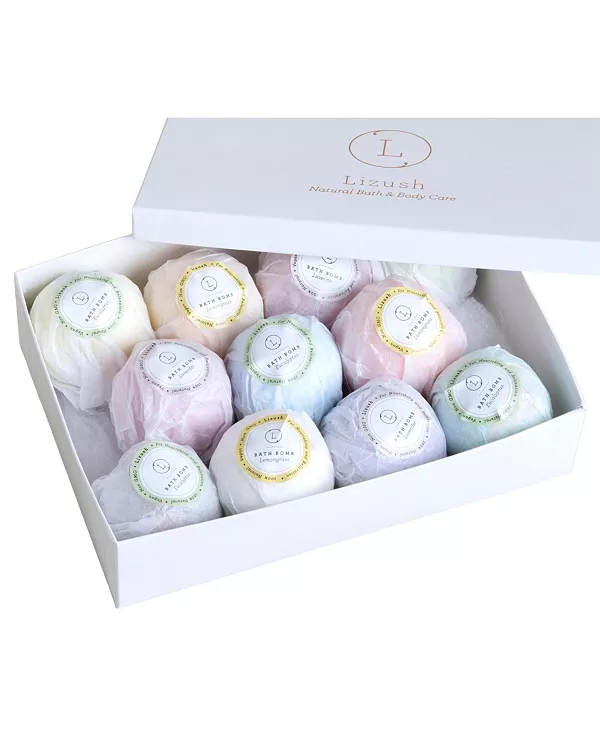 Подарочный набор бомбочек для ванны, 12 штук Lizush, assorted colors