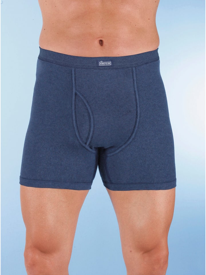 

WITT WEIDEN Короткие трусы темно-синего меланжевого цвета