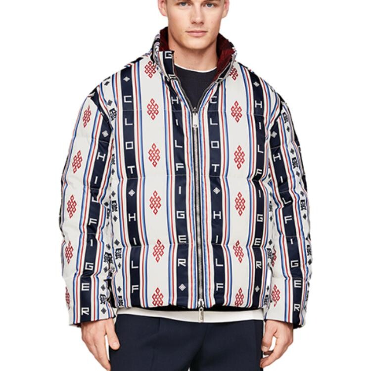 CLOT Co-branded Model Down Jacket Unisex Crimson 0K4 Tommy Hilfiger, цвет Crimson 0K4 — фото 4