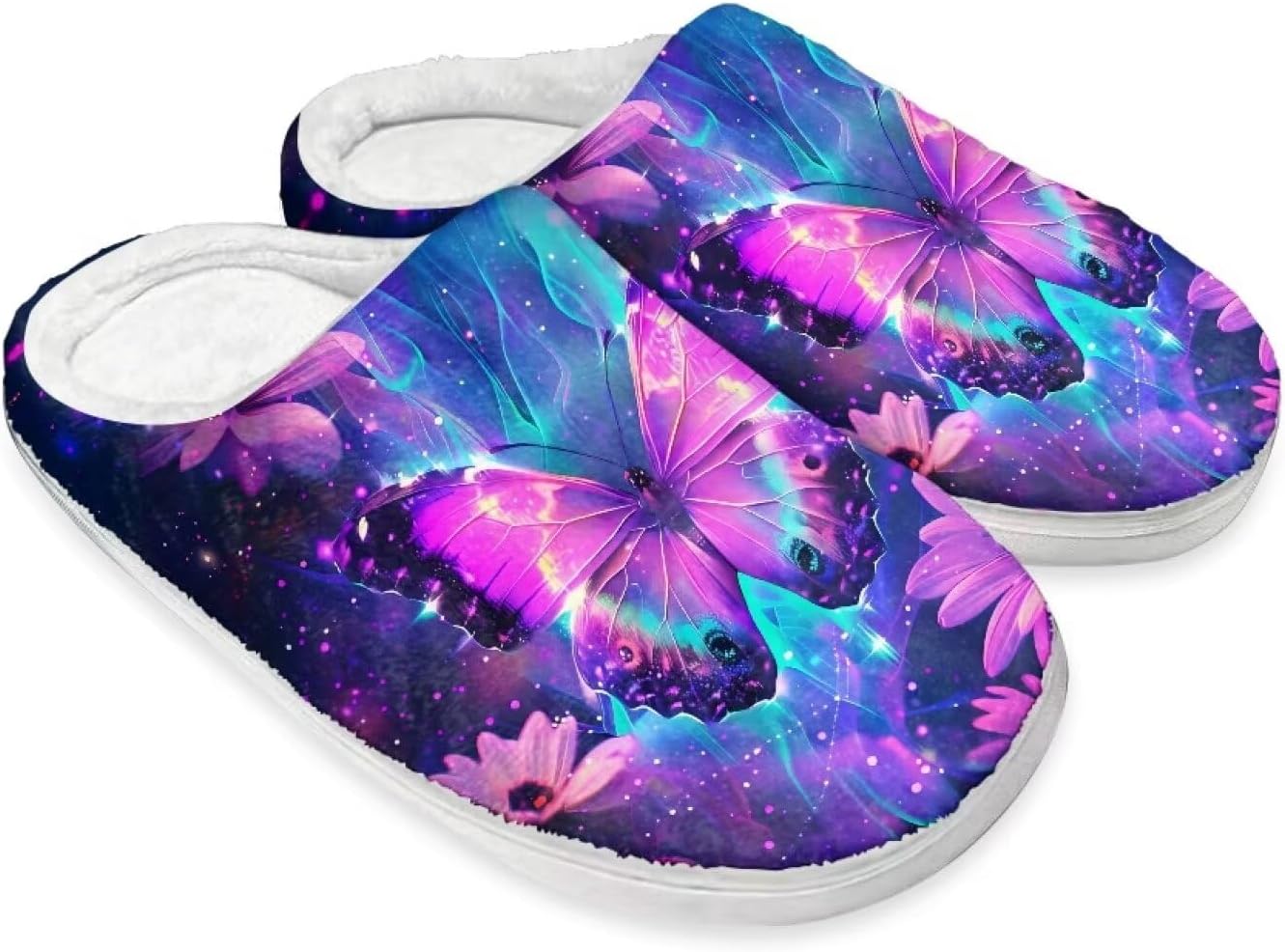 

Женские тапочки размер 9 Домашние тапочки Милые рождественские тапочки Cugasmaru, фиолетовый