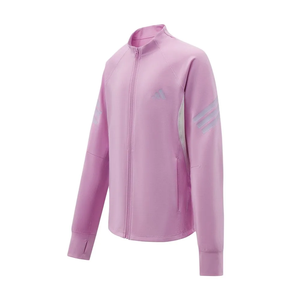 Куртка JG PE KN JKT детская Adidas, Soft mist pink purple — фото 4