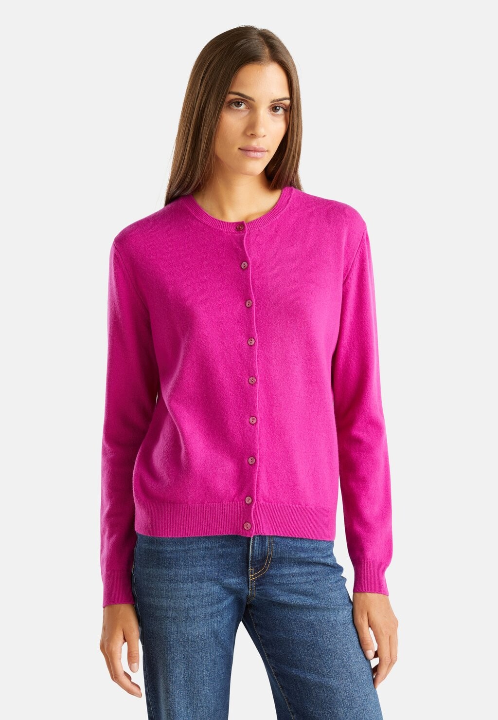 

Кардиган United Colors of Benetton, сиреневый