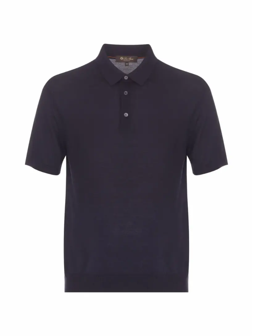 

Шерстяное поло Sottile Loro Piana, тёмно-синий