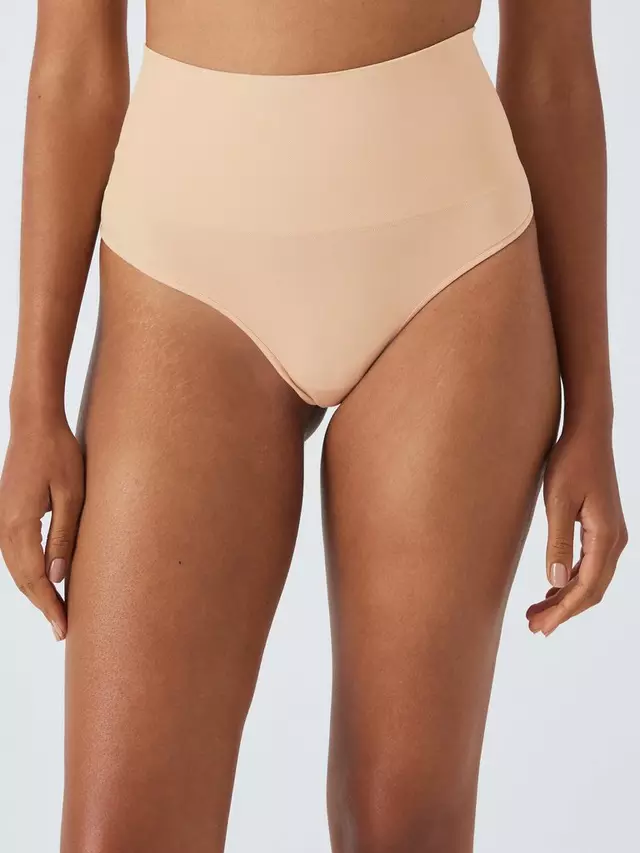 

Стринги John Lewis Power Seam Free Firm Control High Waist, цвет almond