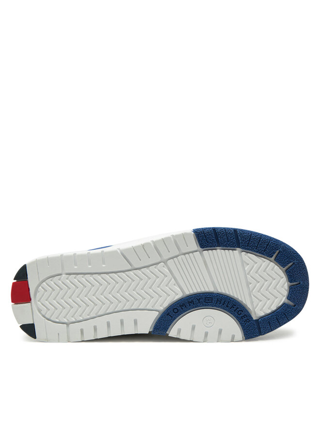 Кроссовки Flag Low Cut Lace-Up Sneaker T3X9-33863-1269 S Tommy Hilfiger, белый — фото 4