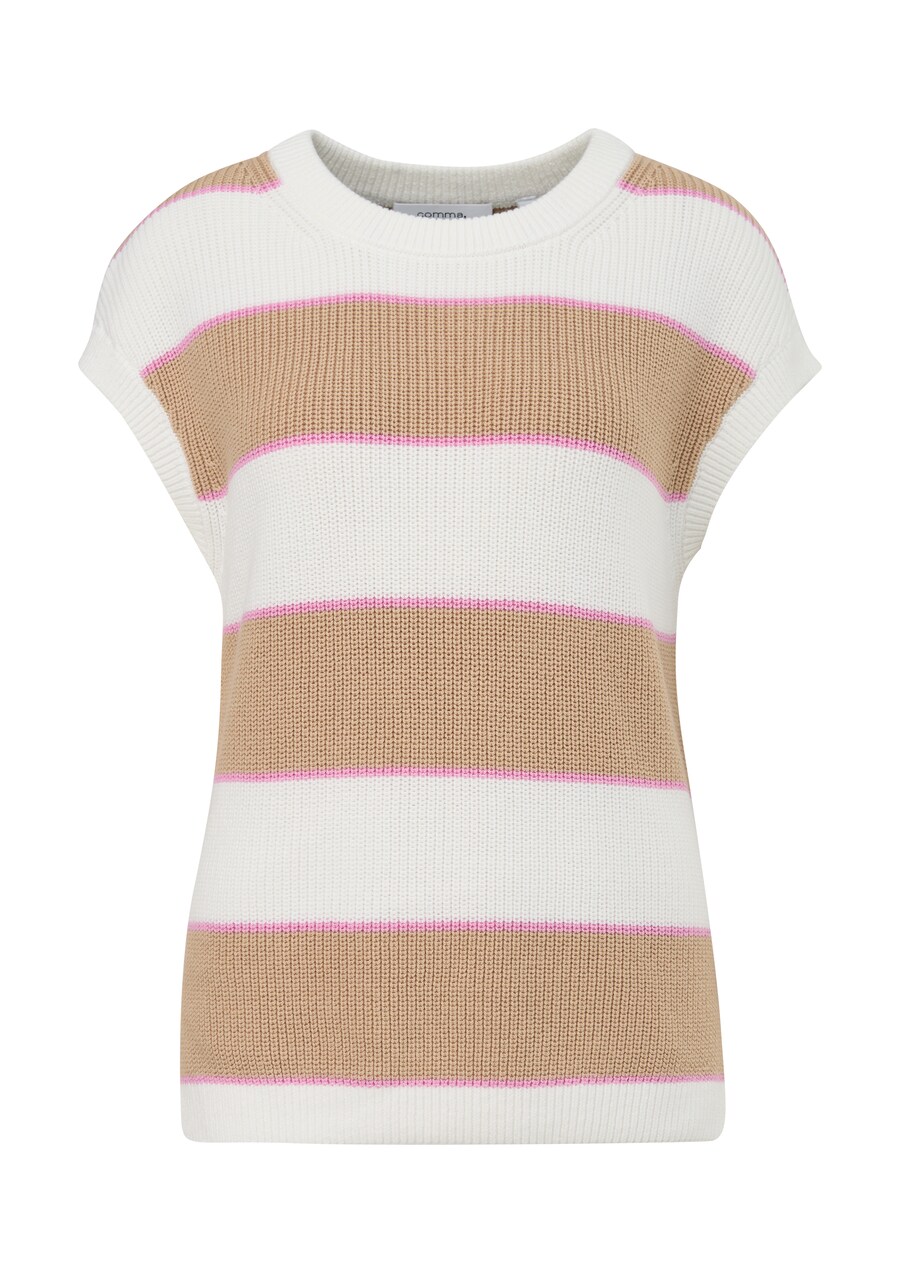 

Тонкий вязаный свитер comma casual identity Sweater, цвет cappuccino/white