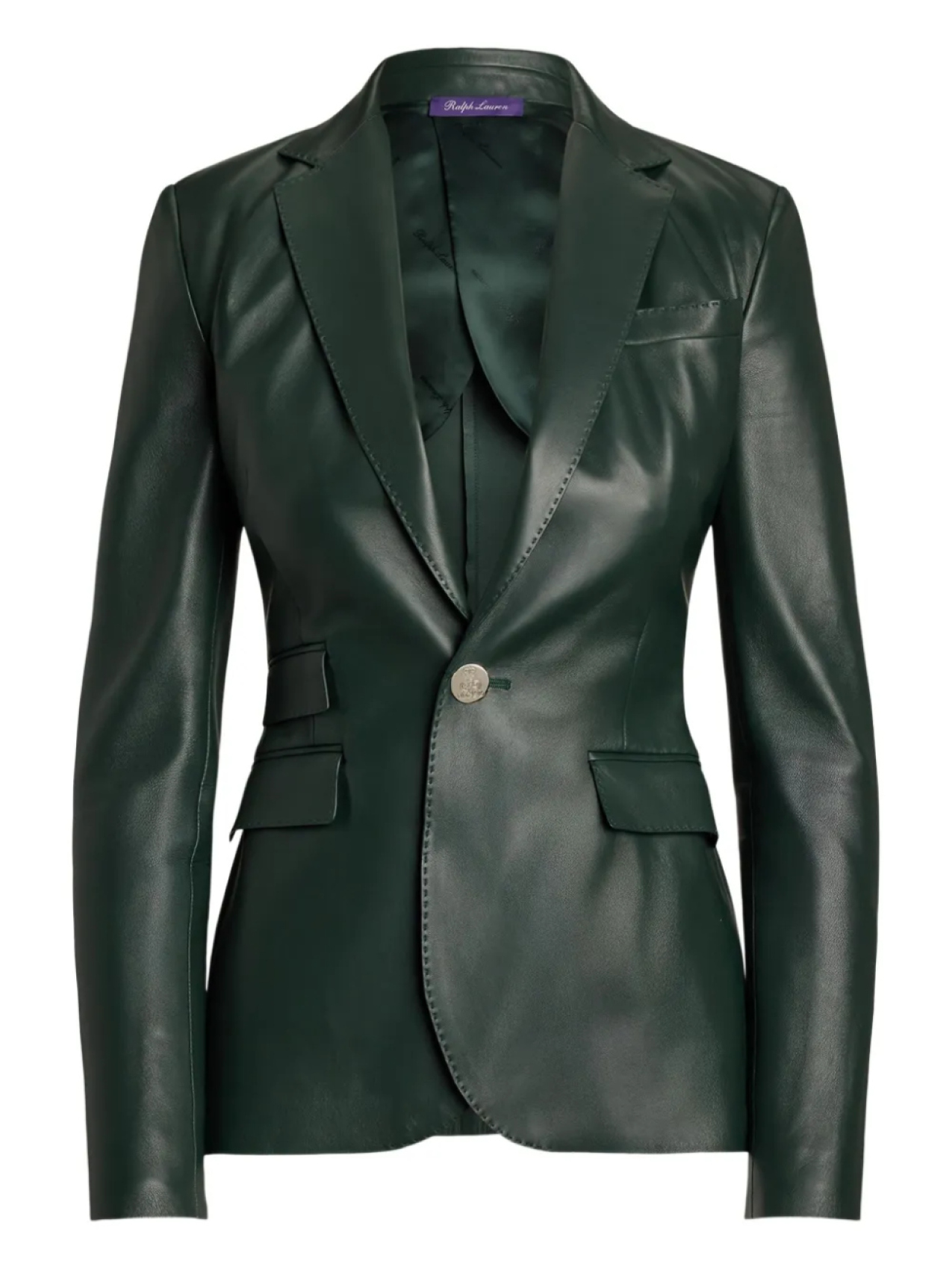 

Ralph Lauren Collection кожаный блейзер Parker, зеленый