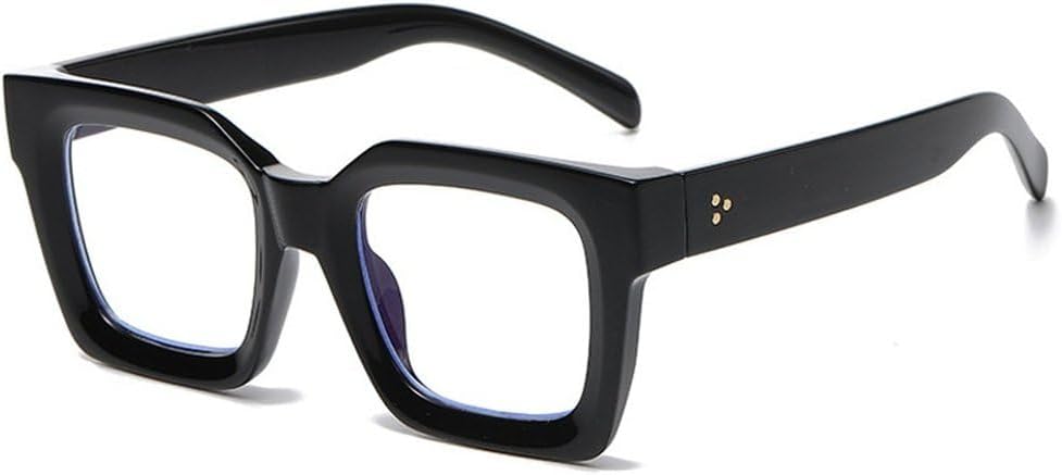 

Мужские винтажные солнцезащитные очки с квадратными заклепками, модные солнцезащитные очки с защитой от УФ-излучения UV400, женские солнцезащитные очки с градиентным покрытием SKFGNX, Black Clear