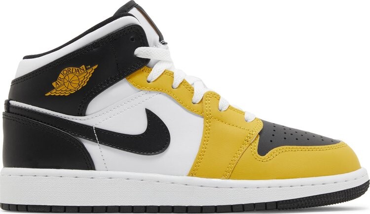

Кроссовки Air Jordan 1 Mid GS 'Yellow Ochre', желтый