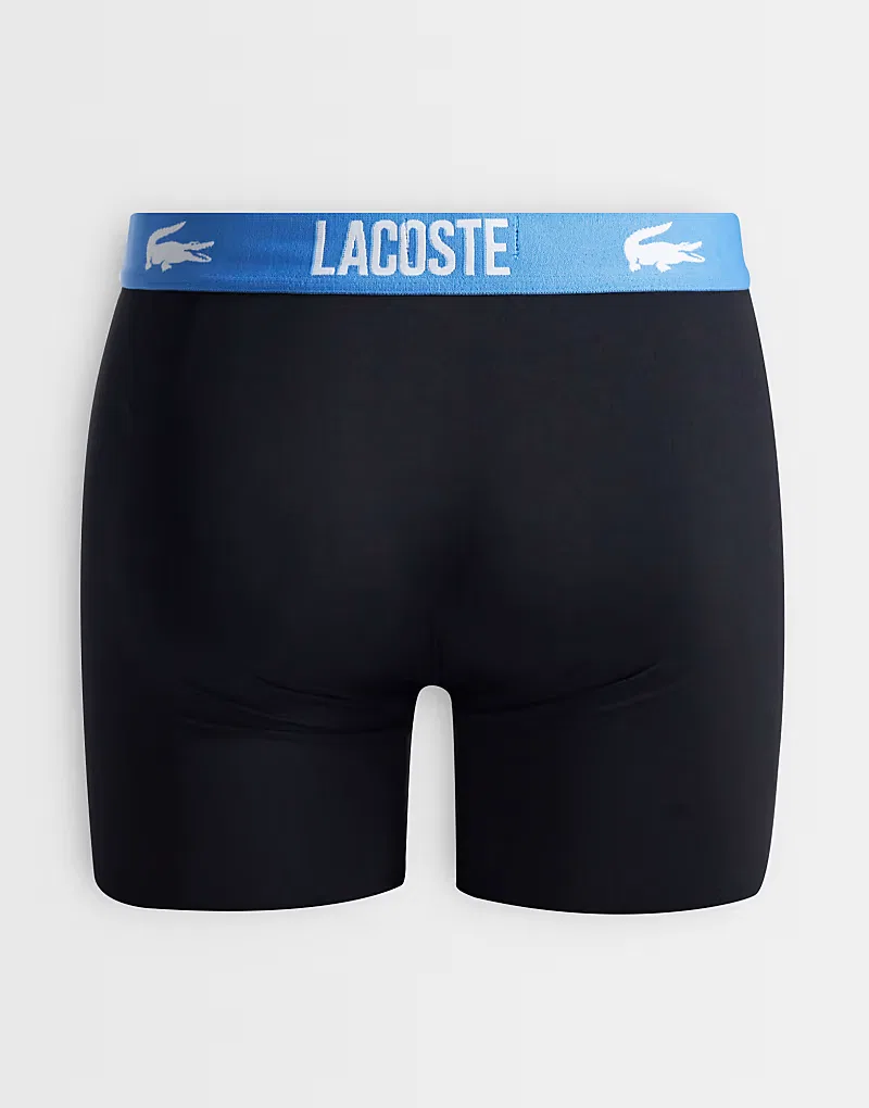 Комплект из 3 боксеров Lacoste, черный — фото 2