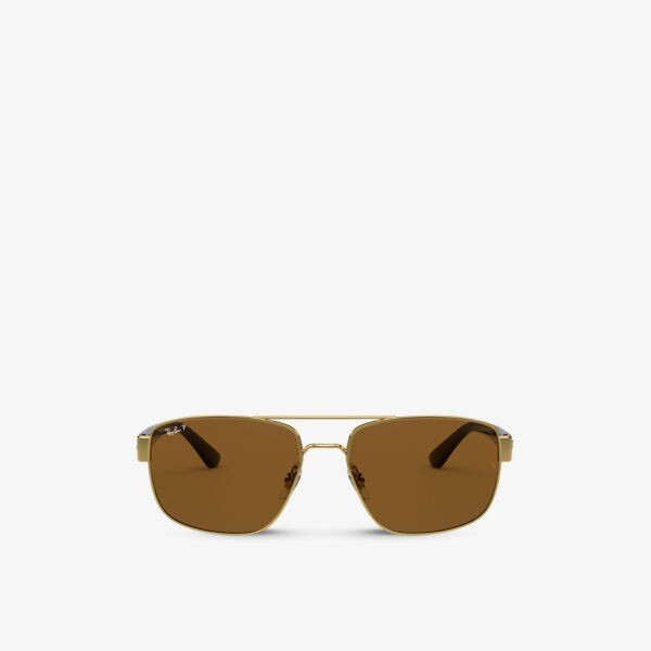 

Солнцезащитные очки RB3663 в прямоугольной оправе Ray-Ban, желтый