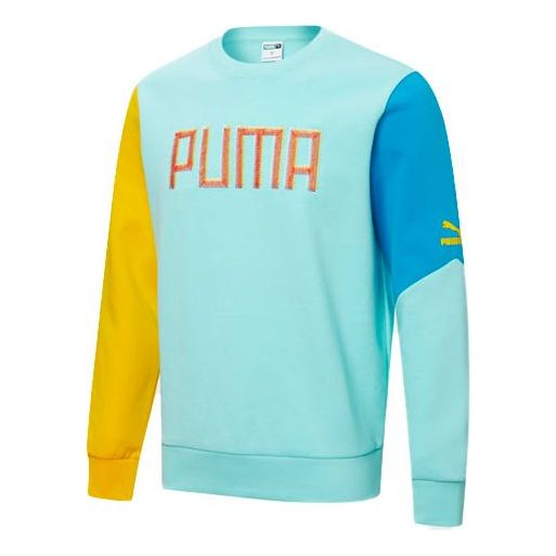 

Толстовка PUMA Unisex Colorful Embroidered Logo Printing Round-neck Sweatshirt Blue 532180-33