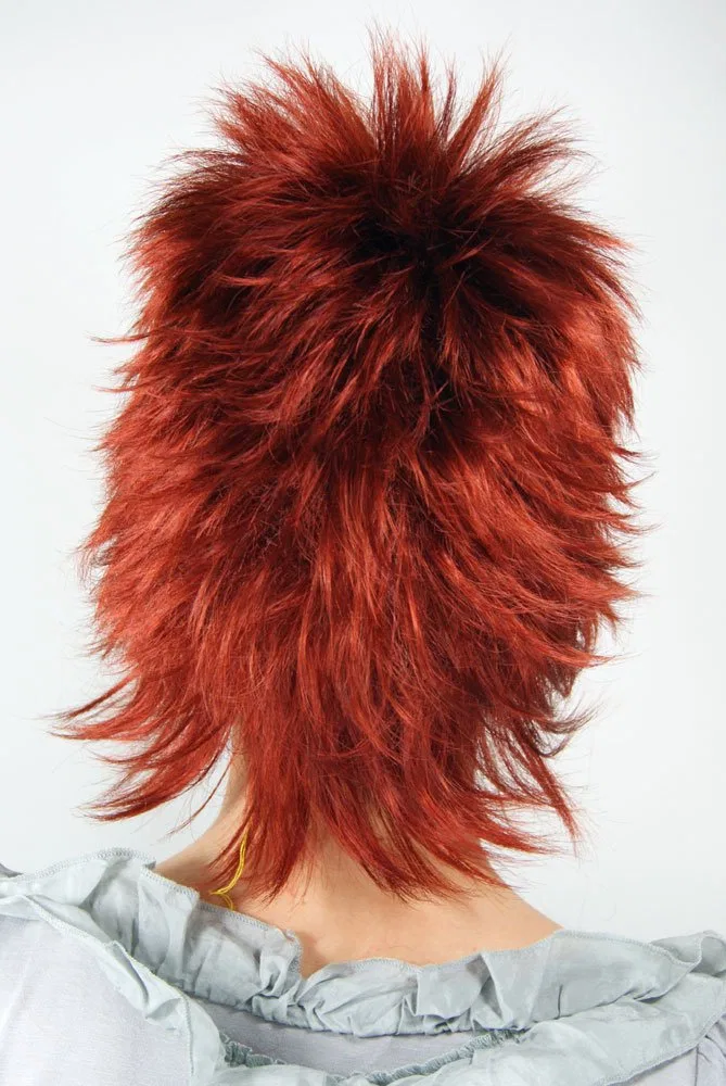 Короткий парик WIG ME UP «Красный дерзкий 80-е» 25 см Wig Me Up — фото 4