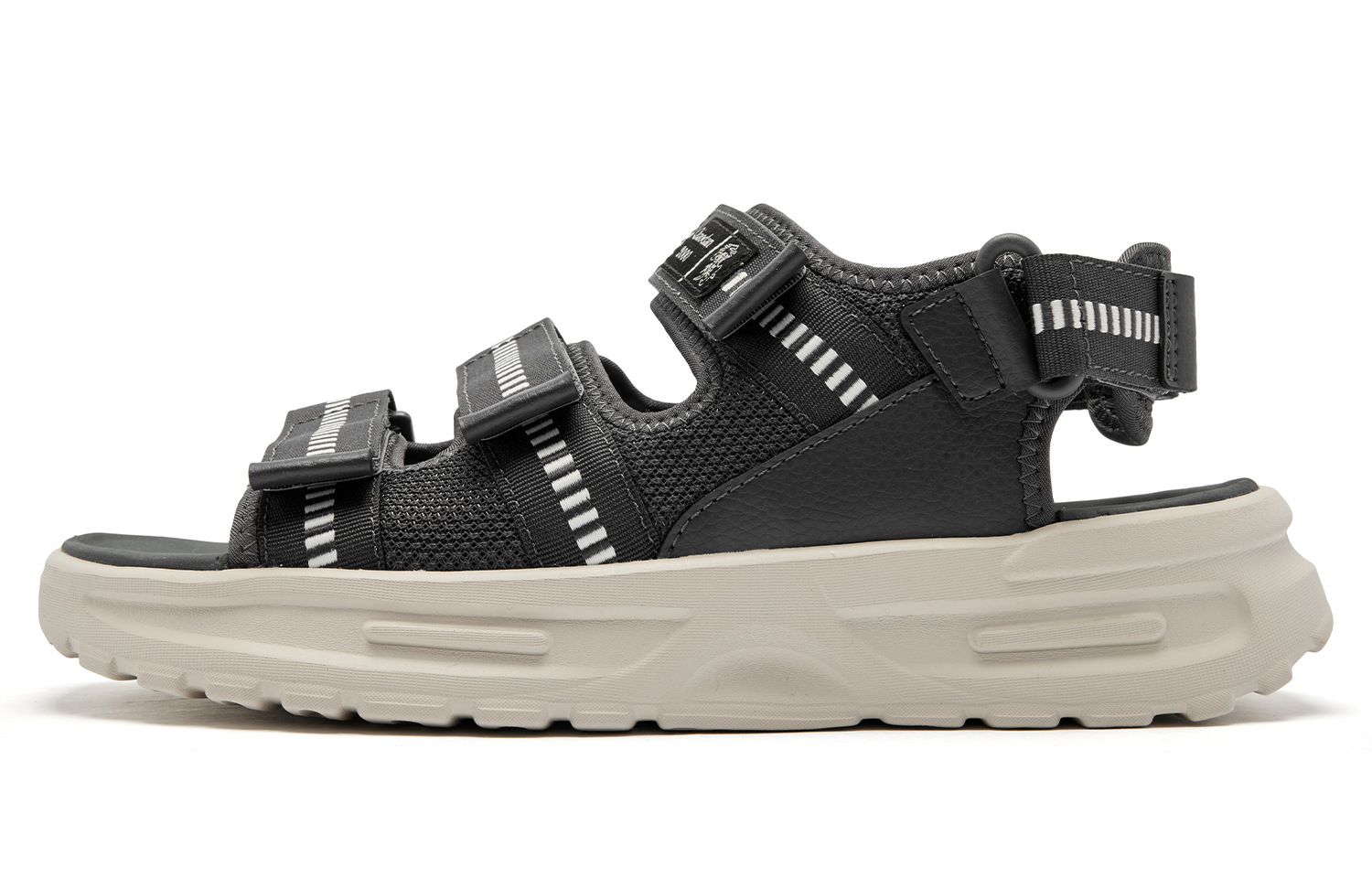 

Пляжные сандалии мужские темно-серые QIAODAN, Dark Gray