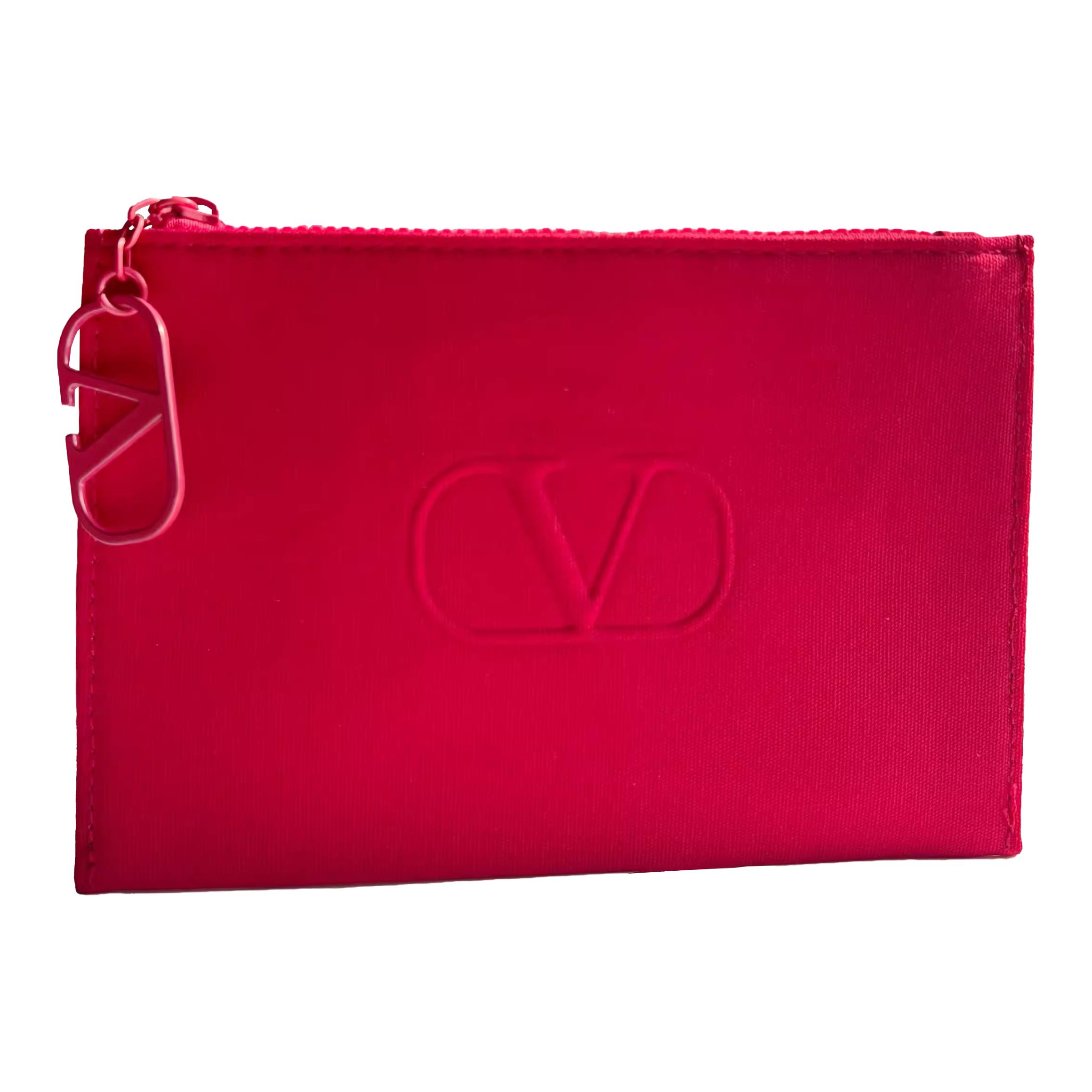 

Valentino Классический красный конверт косметичка для хранения