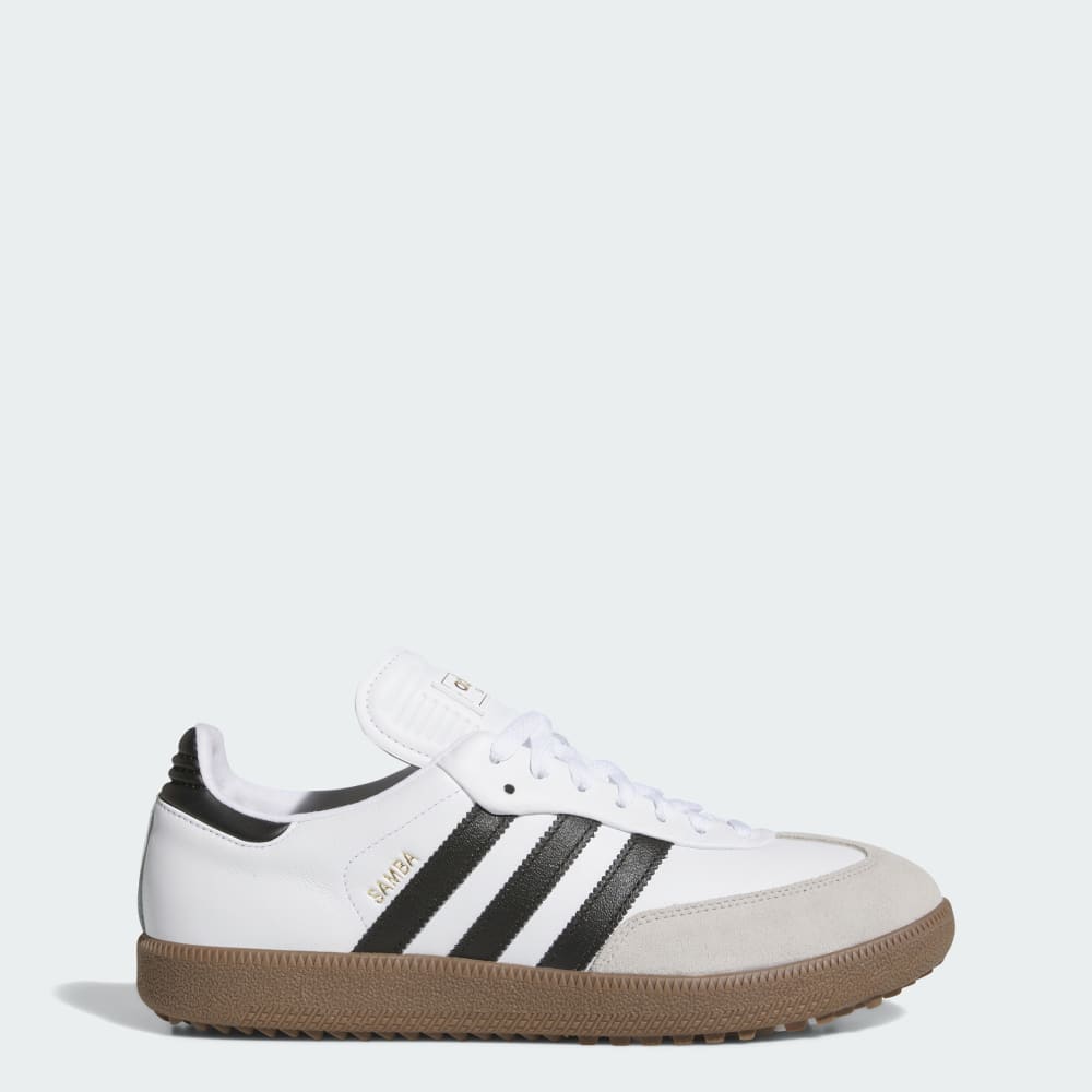 

Кроссовки Adidas Samba Spikeless Golf Shoes, цвет Cloud White/Core Black/Gum