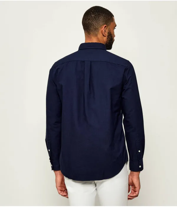Рубашка Оксфорд Regular fit Tommy Hilfiger, синий — фото 4