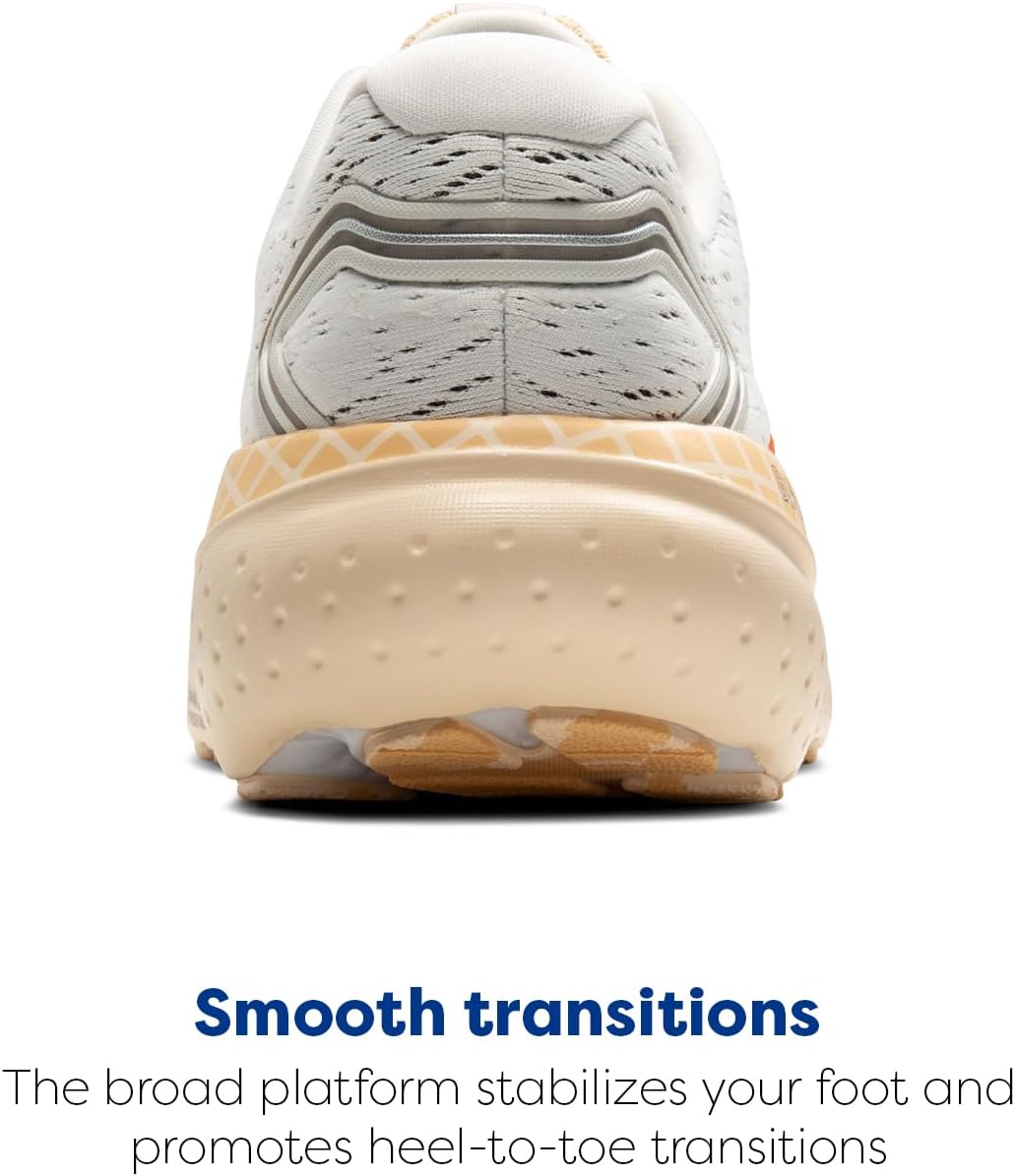 Мужские кроссовки Brooks Glycerin 21 Neutral для бега, Snow/Dawn/Straw — фото 3