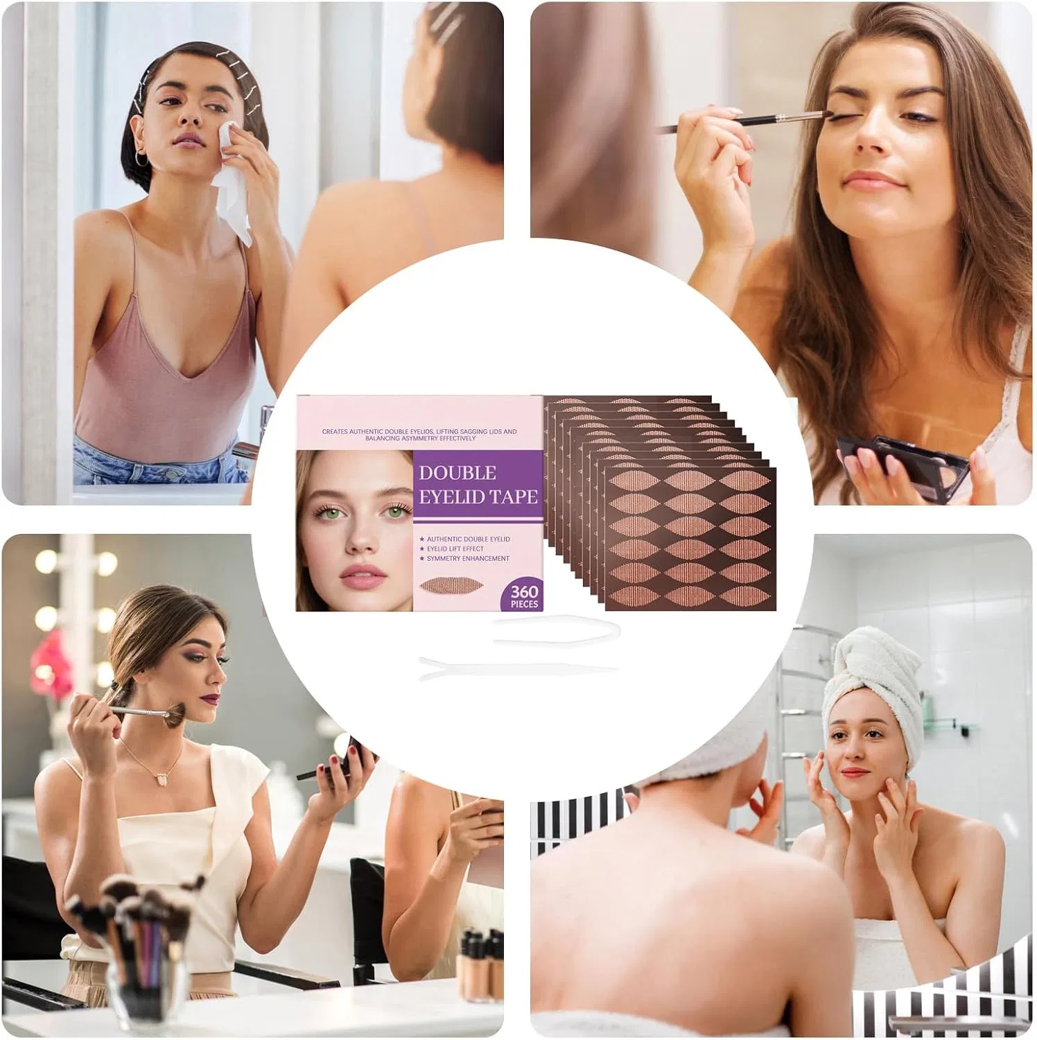 Лента для коррекции век Eye Lift Tape, 360 шт, бежевый — фото 4
