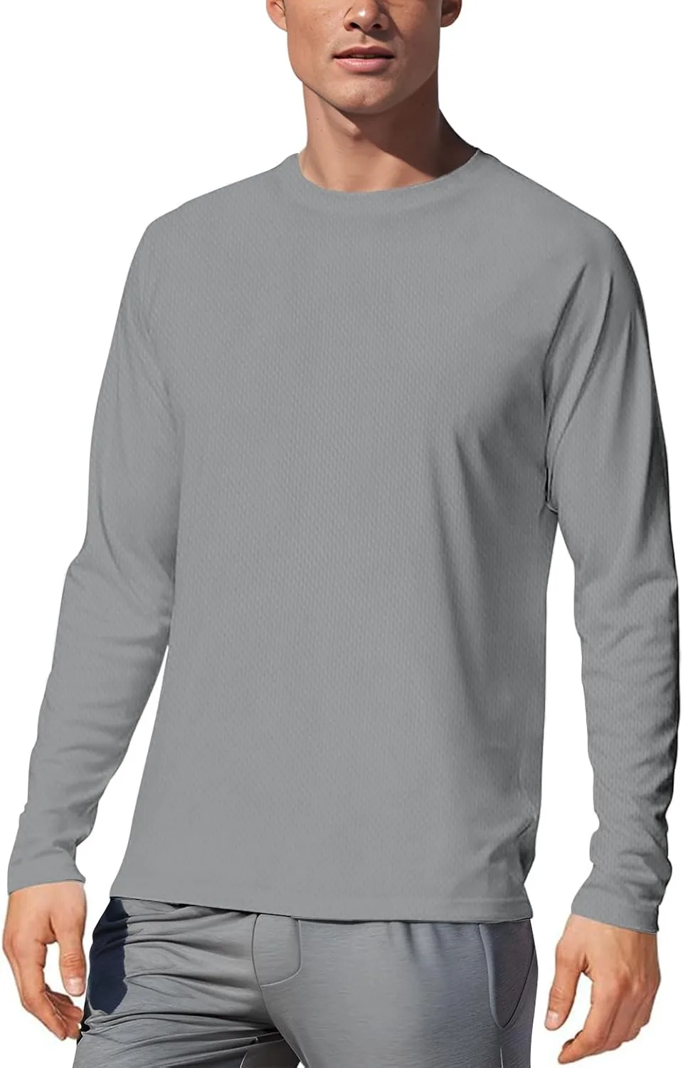 

Мужская футболка с длинным рукавом UPF 50+ для плавания и бега NOUKOW