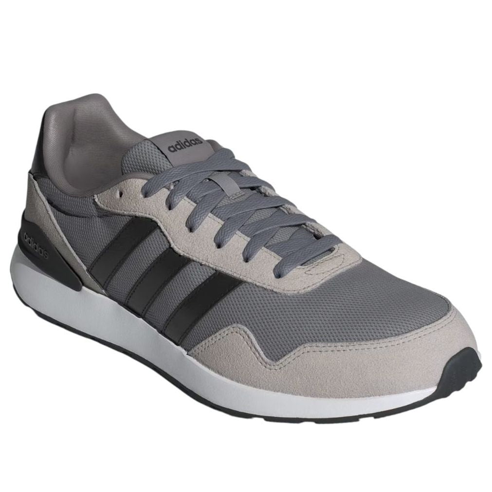 Кроссовки Adidas Run 60s 4.0 'Grey Black' — фото 4
