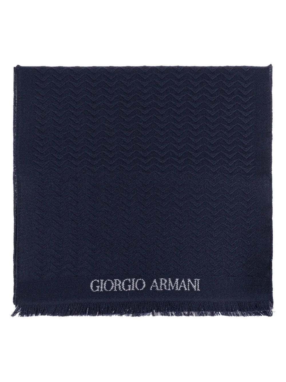 

Шерстяной шарф GIORGIO ARMANI, синий