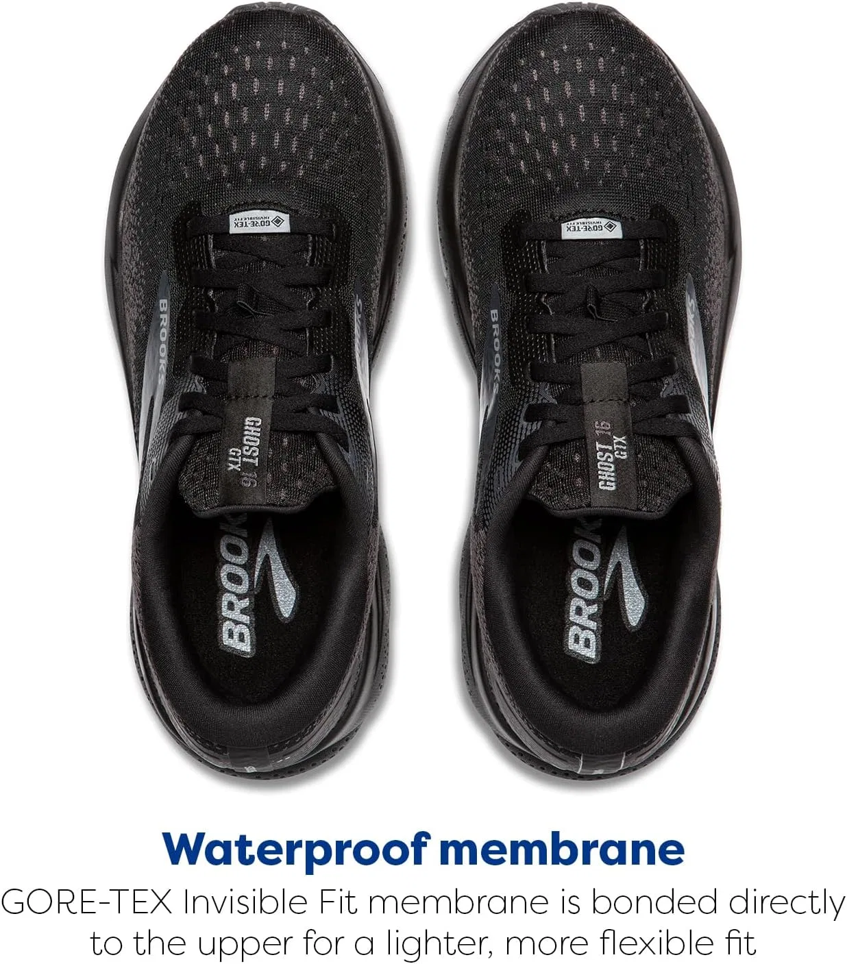 Мужские кроссовки Brooks Ghost 16 GTX, черный — фото 4
