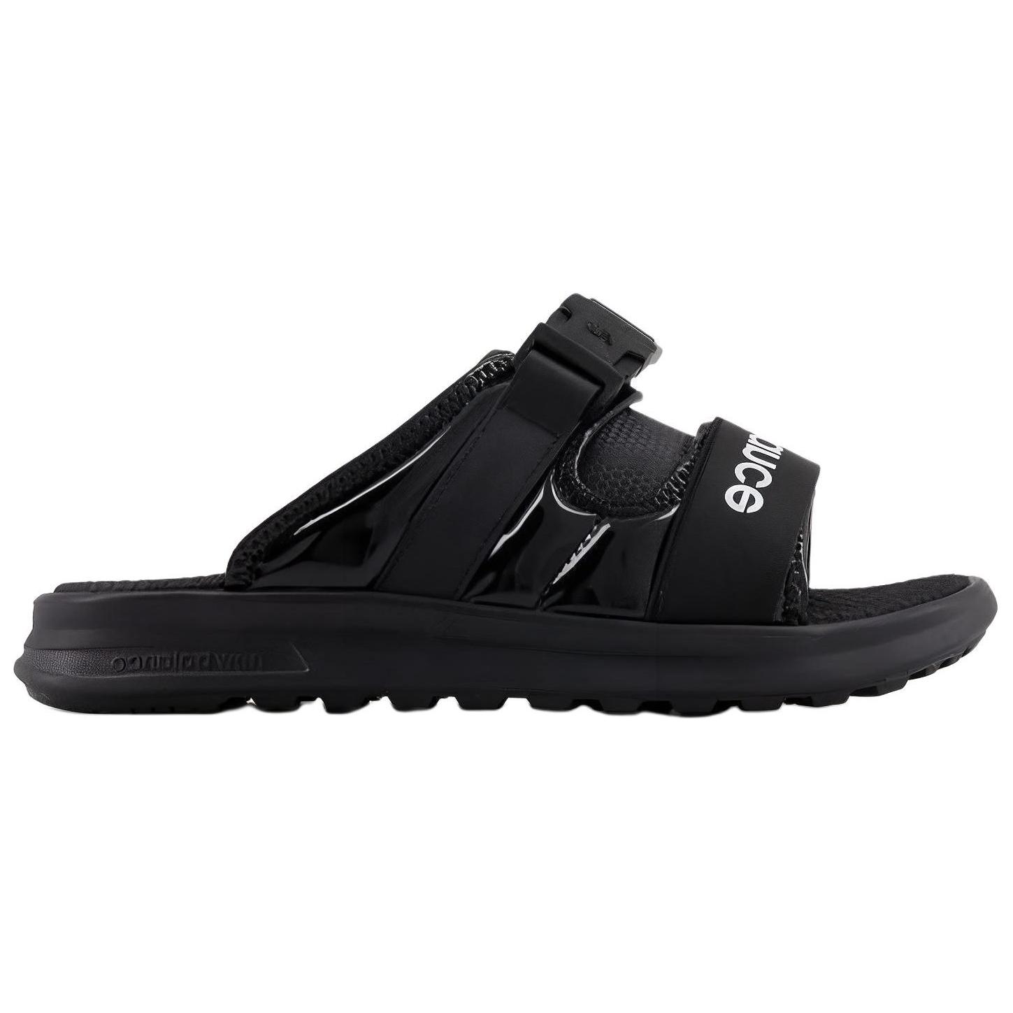 Сланцы New Balance 330 Slide женские черно-белые — фото 2