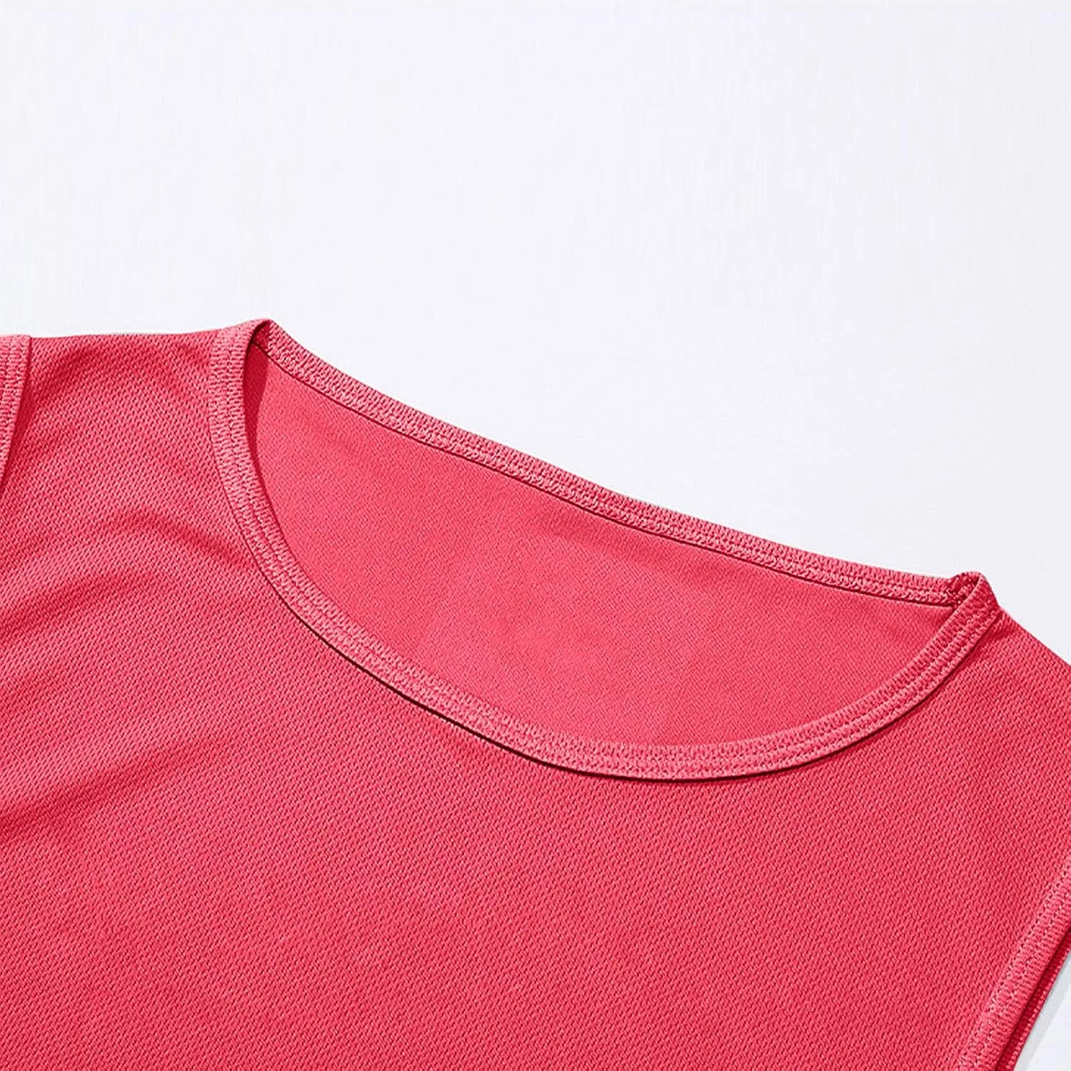 Мужская майка для фитнеса Dry Fit, без рукавов, Watermelon Red — фото 3