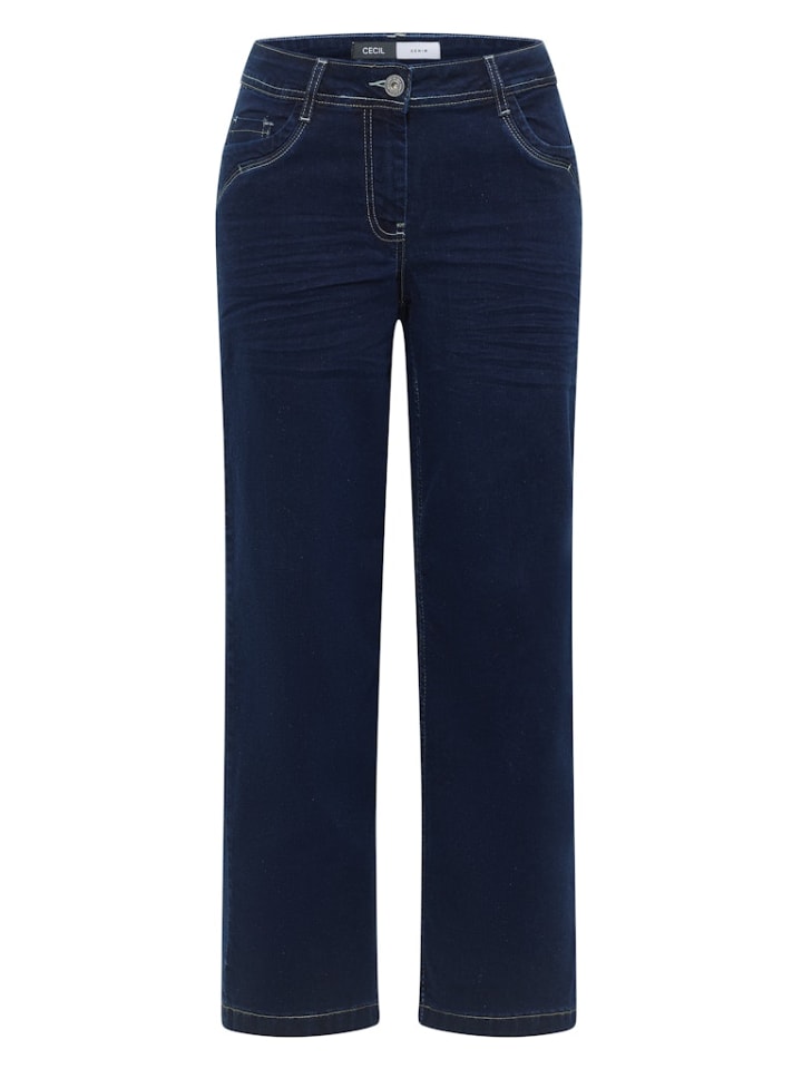 

Джинсы Wide Leg Rinsered Blue Cecil