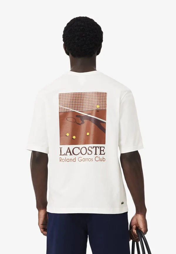 Футболка с принтом lacoste белая Lacoste, Blanc-V