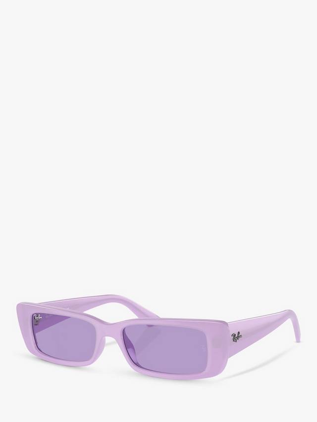

Прямоугольные солнцезащитные очки rb4425 унисекс Ray-Ban, цвет Lilac