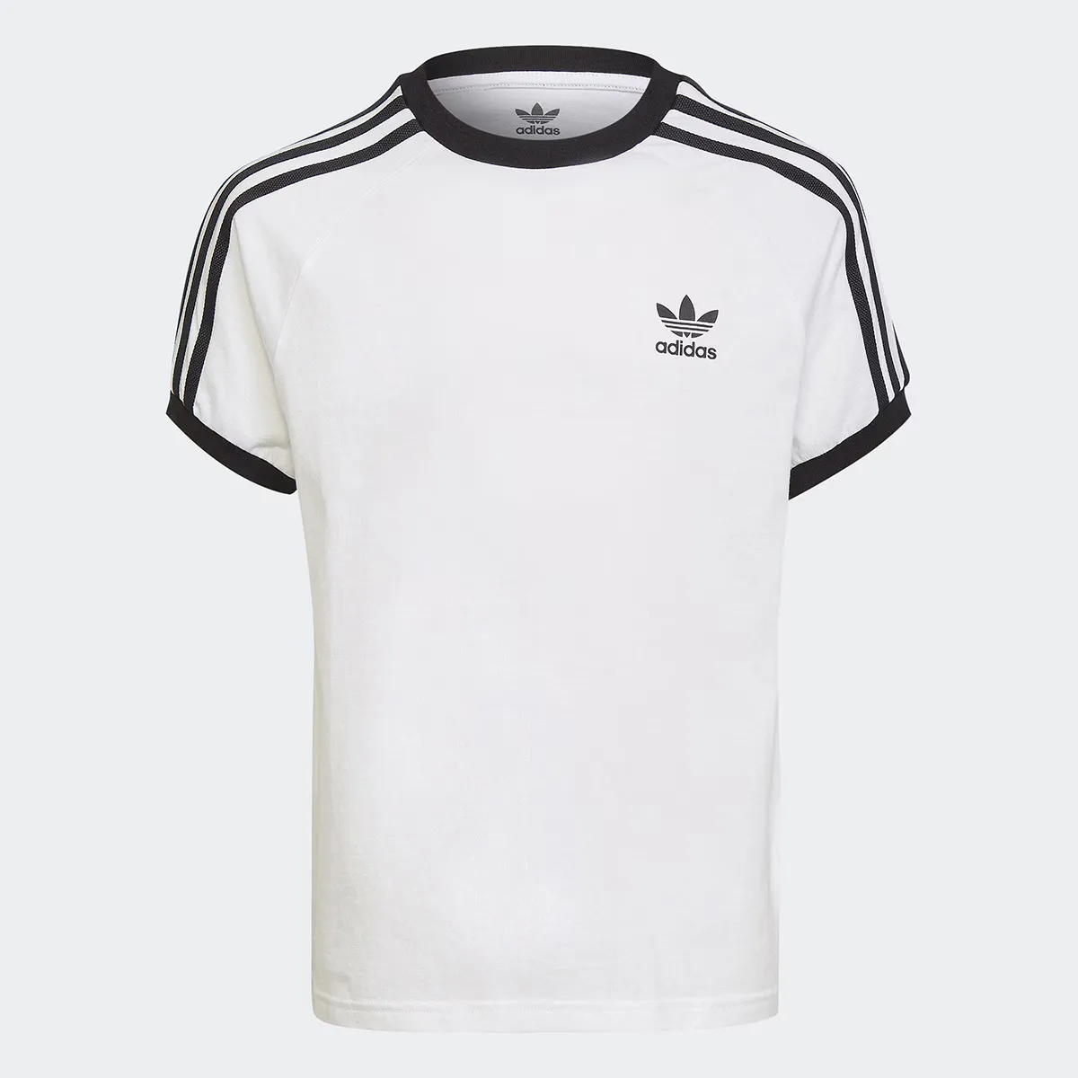 

Adicolor 3 полоски Adidas Orignals детская футболка, белый
