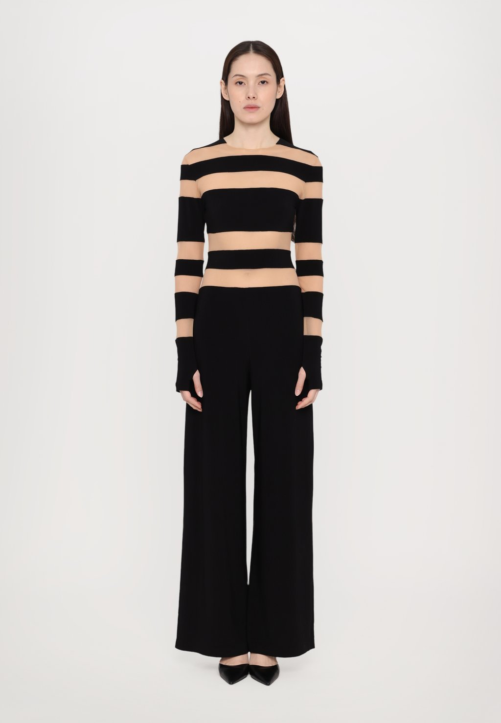

Комбинезон SPLICED STRAIGHT LEG Norma Kamali, черный