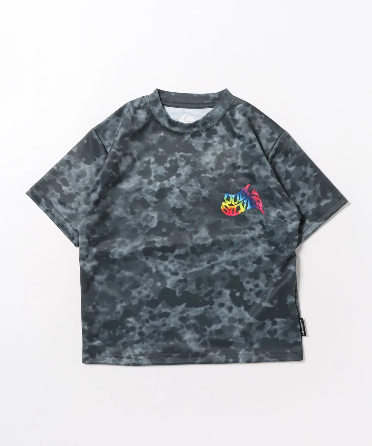 Футболка детская QUIKSILVER Bend Logo SS Youth, хлопок, черный