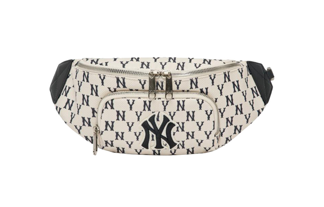 

Поясная сумка унисекс из коллекции MLB Monogram, Черно-белый