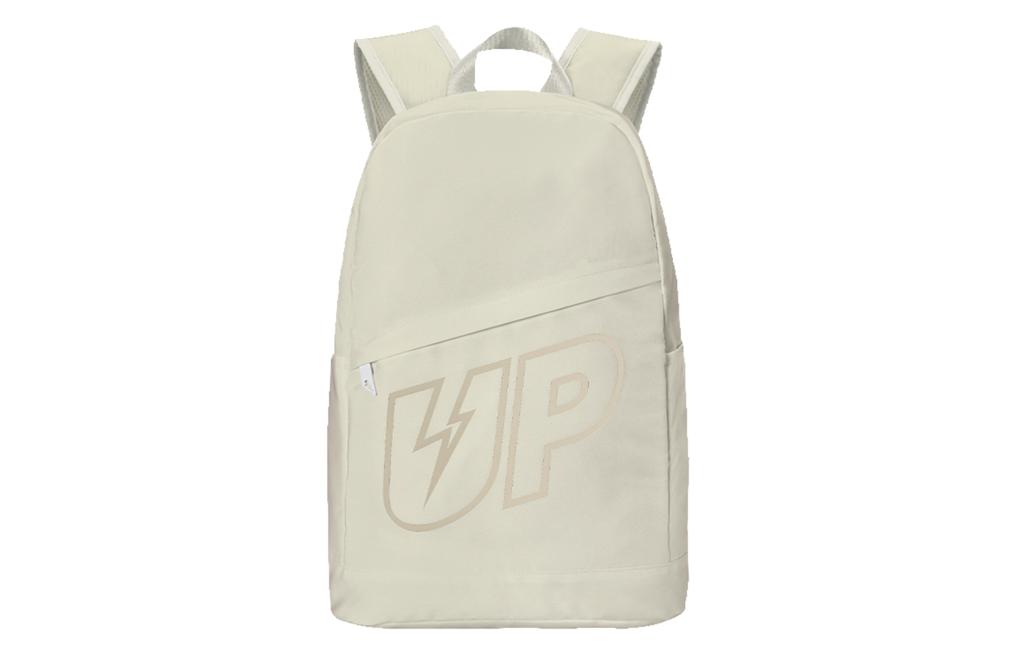 

TURN UP Большой розовый унисекс рюкзак из полиэстера, Light Gray