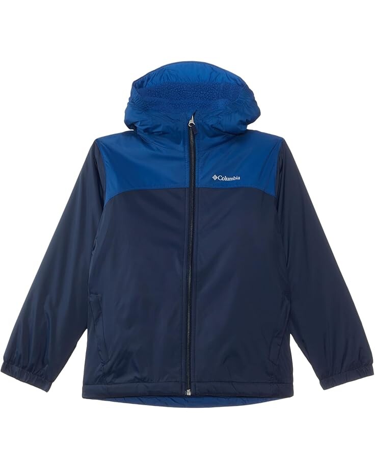 

Куртка Columbia Kids Glennaker II Sherpa Lined Jacket, цвет Collegiate Navy/Mountain Blue