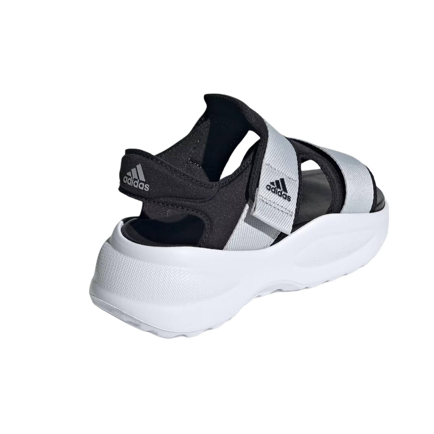 Сандалии детские Mehana PS темно-серые Adidas, черный/серый — фото 4