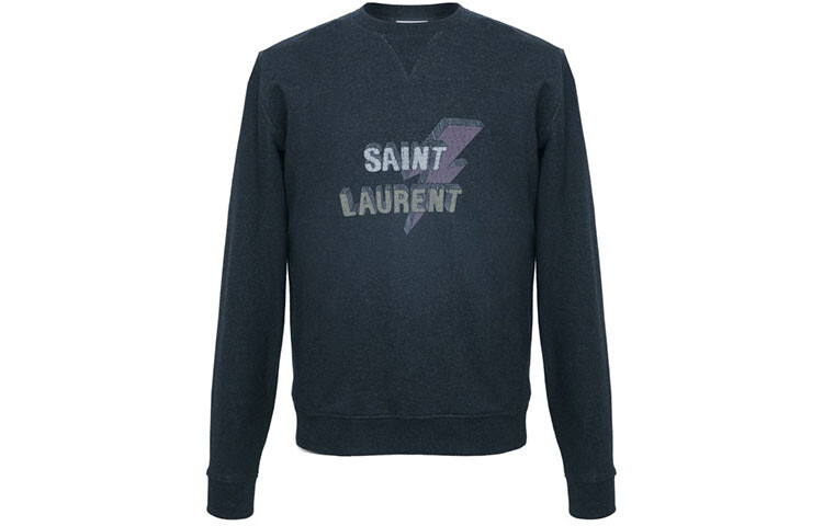 

Толстовка мужская серая Saint Laurent, серый
