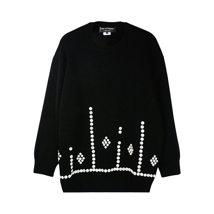 

Свитер Comme des Garçons Crewneck Sweater 'Black', черный