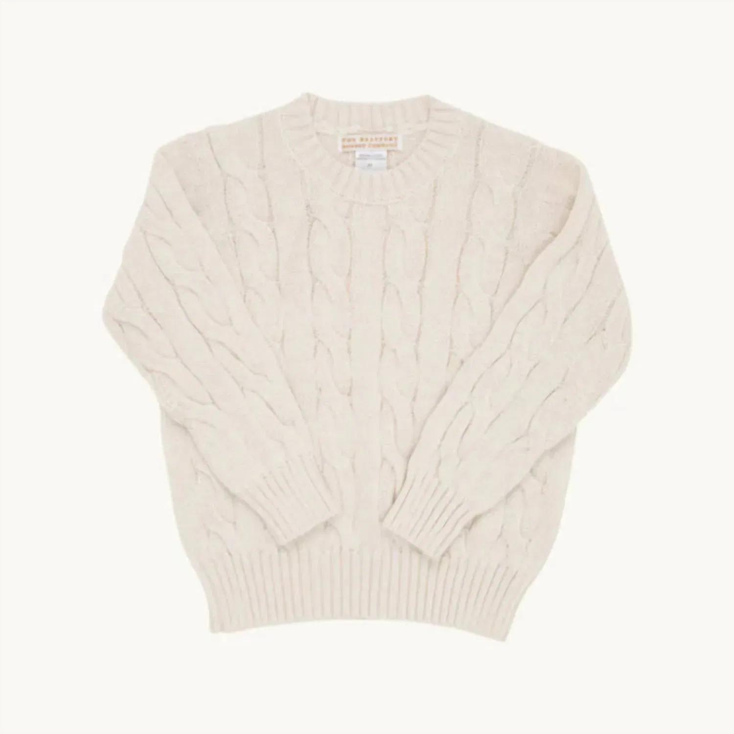 The Beaufort Bonnet Company Детский свитер Crawford с круглым вырезом, цвет Palmetto Pearl